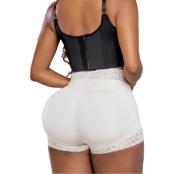 Colombian Stagmi Fajas ButtLift Invisble Lace Short Shaper Bottom & Thong 4-Pack - Picture 5 of 17